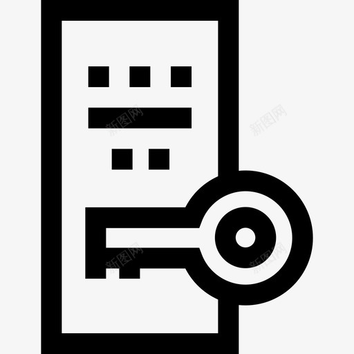 密钥数据保护11线性图标svg_新图网 https://ixintu.com 密钥 数据保护11 线性