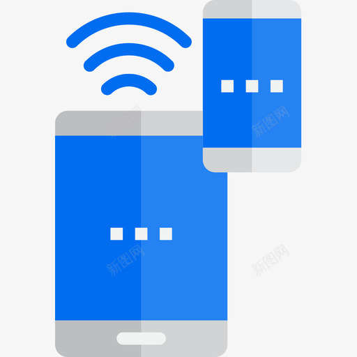 响应式通信网络3扁平图标svg_新图网 https://ixintu.com 响应式 扁平 通信网络3