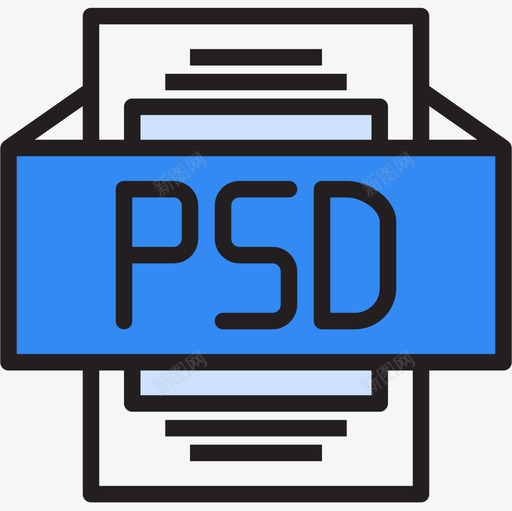 Psd文件类型2线性颜色图标svg_新图网 https://ixintu.com Psd 文件类型2 线性颜色