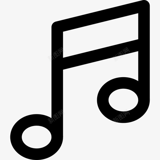 音乐接口44线性图标svg_新图网 https://ixintu.com 接口44 线性 音乐
