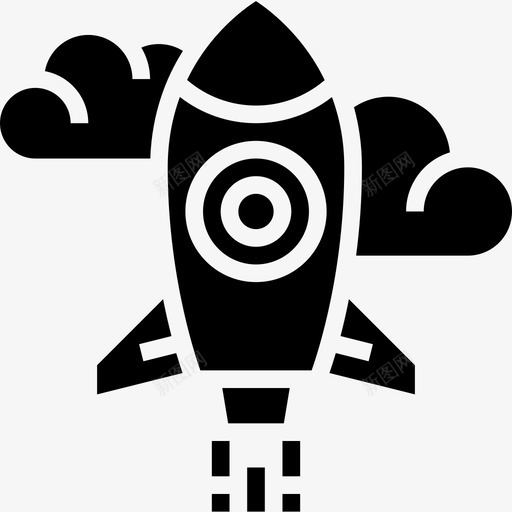 火箭发射商业战略11字形图标svg_新图网 https://ixintu.com 商业战略11 字形 火箭发射