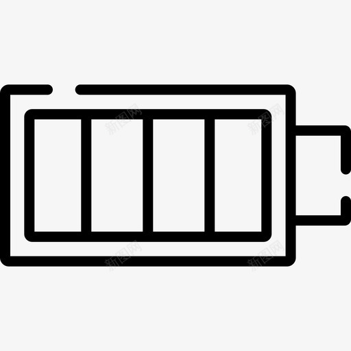 全电池摄像头接口18线性图标svg_新图网 https://ixintu.com 全电池 摄像头接口18 线性