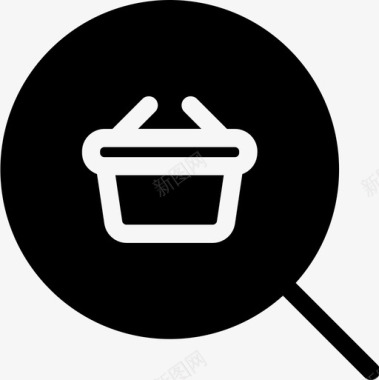 搜索购物115实心图标图标