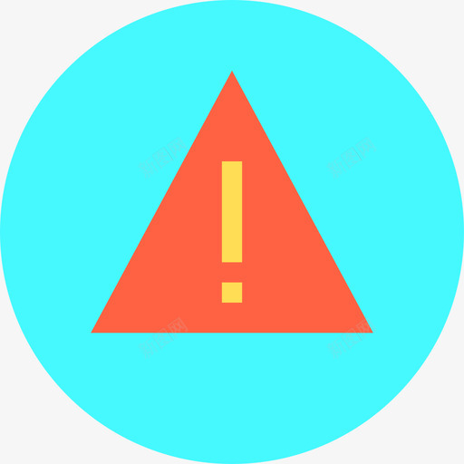 警告箭头和用户界面2扁平图标svg_新图网 https://ixintu.com 扁平 箭头和用户界面2 警告