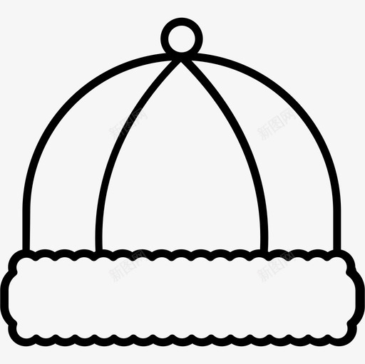 冬季运动帽冬季运动直线型图标svg_新图网 https://ixintu.com 冬季运动 冬季运动帽 直线型