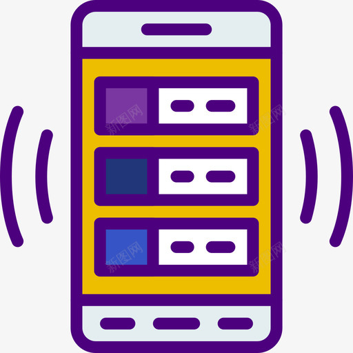 智能手机用户界面mobile2线性颜色图标svg_新图网 https://ixintu.com 智能手机 用户界面mobile2 线性颜色