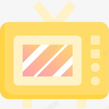 电视娱乐33黄色图标图标