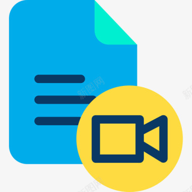 视频文件文件和文件夹18平面图标图标