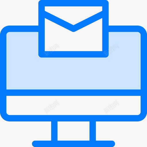 电子邮件邮件和电子邮件2蓝色图标svg_新图网 https://ixintu.com 电子邮件 蓝色 邮件和电子邮件2
