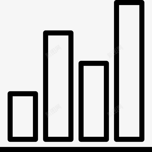 柱状图搜索引擎优化和在线营销14线性图标svg_新图网 https://ixintu.com 搜索引擎优化和在线营销14 柱状图 线性