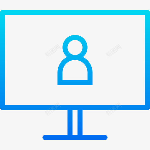 用户通信互联网2梯度图标svg_新图网 https://ixintu.com 梯度 用户 通信互联网2