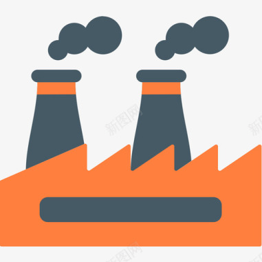 工厂电力工业2平图标图标