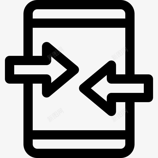 智能手机通讯78线性图标svg_新图网 https://ixintu.com 智能手机 线性 通讯78