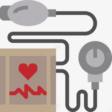 血压计医用17平板图标图标