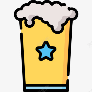 啤酒夜派对16原色图标图标