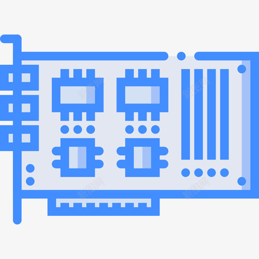 声卡tech7蓝色图标svg_新图网 https://ixintu.com tech7 声卡 蓝色