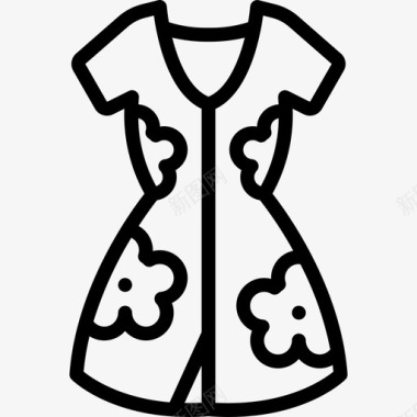 连衣裙夏装5直系图标图标