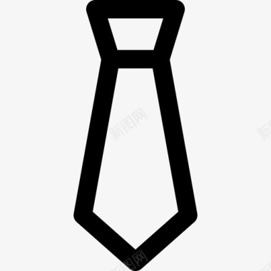 领带41号衣服直线型图标图标