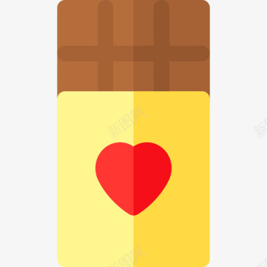 巧克力情人节33平淡图标图标