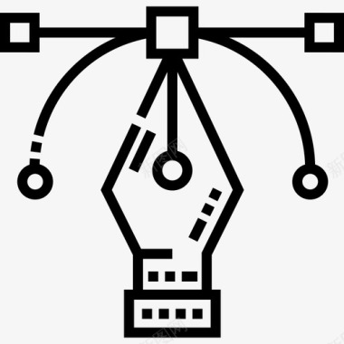 向量思维20线性图标图标