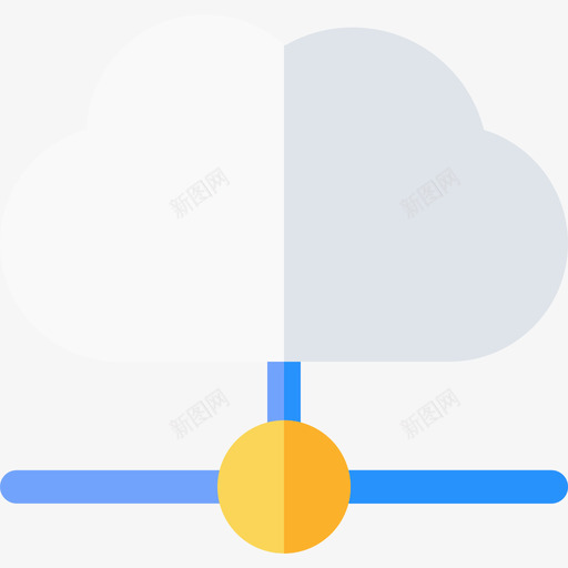 云计算通信和媒体17扁平图标svg_新图网 https://ixintu.com 云计算 扁平 通信和媒体17