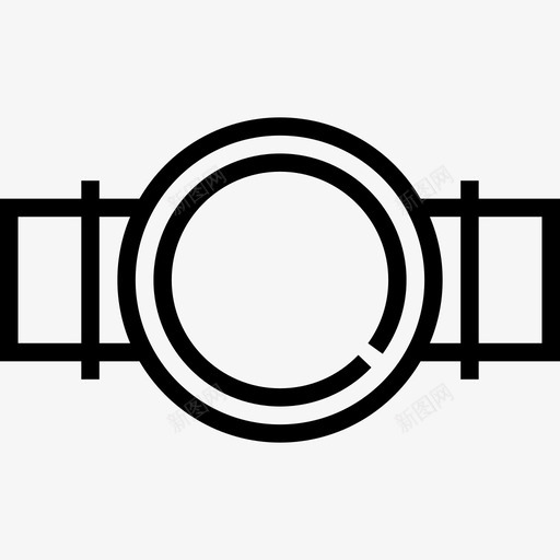 手表制表师直线型图标svg_新图网 https://ixintu.com 制表师 手表 直线型