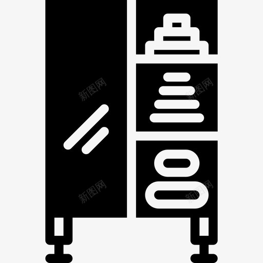 浴室柜家具家用3实心图标svg_新图网 https://ixintu.com 实心 家具家用3 浴室柜