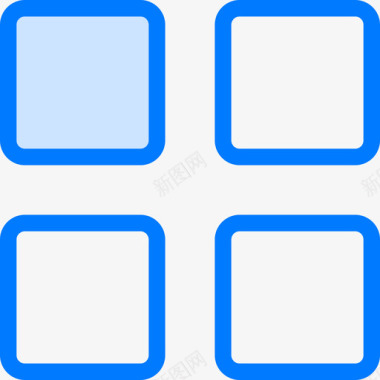App对齐6蓝色图标图标