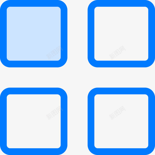 App对齐6蓝色图标svg_新图网 https://ixintu.com App 对齐6 蓝色