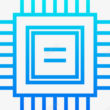 Cpu技术47渐变图标图标