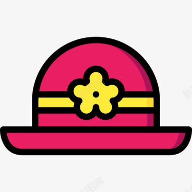 帽子夏装2线性颜色图标图标