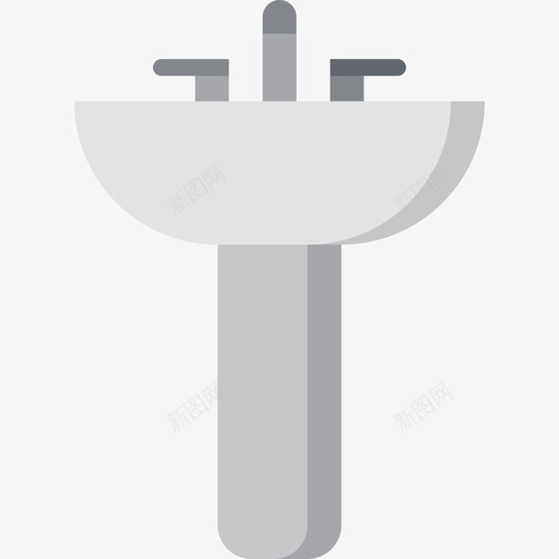 水槽水管工工具和元件3扁平图标svg_新图网 https://ixintu.com 扁平 水槽 水管工工具和元件3
