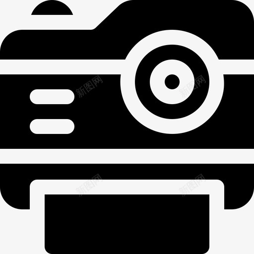 照相摄像机平面38图标svg_新图网 https://ixintu.com 填充 平面设计38 摄像机 照相