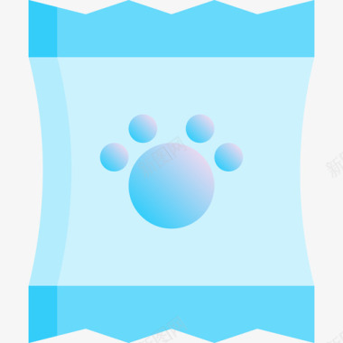 宠物食品兽医17蓝色图标图标