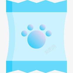 宠物食品蓝色宠物食品兽医17蓝色图标高清图片
