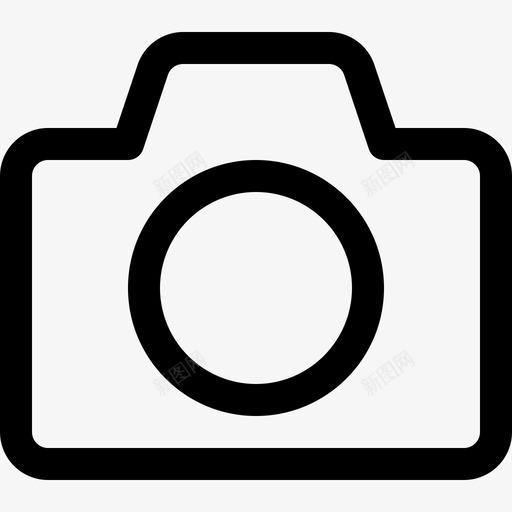 照相摄像机基本4图标svg_新图网 https://ixintu.com 基本4 摄像机 照相 线性