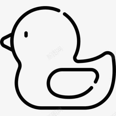 Ducky婴儿淋浴7直系图标图标