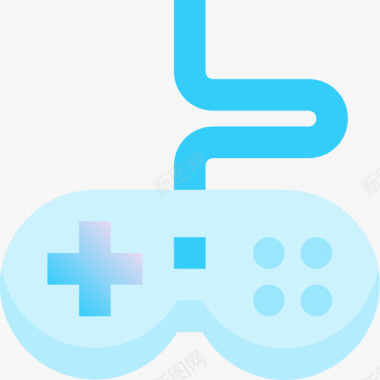 游戏板家用电器6蓝色图标图标