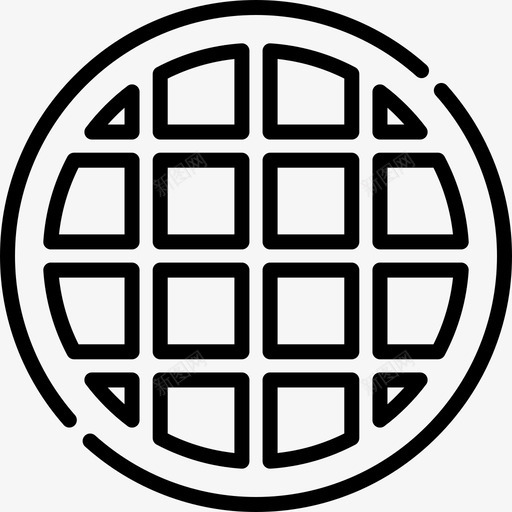 华夫饼糖果店3线性颜色图标svg_新图网 https://ixintu.com 华夫饼 糖果店3 线性颜色