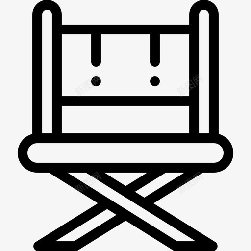 艺术工作室10主任椅线性图标svg_新图网 https://ixintu.com 线性 艺术工作室10主任椅
