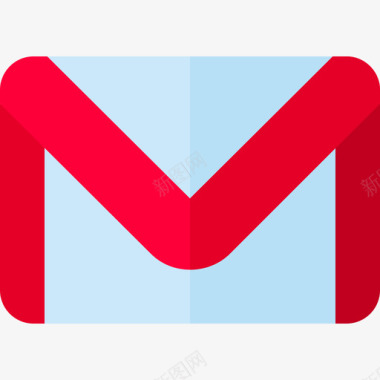 Gmail通讯80扁平图标图标