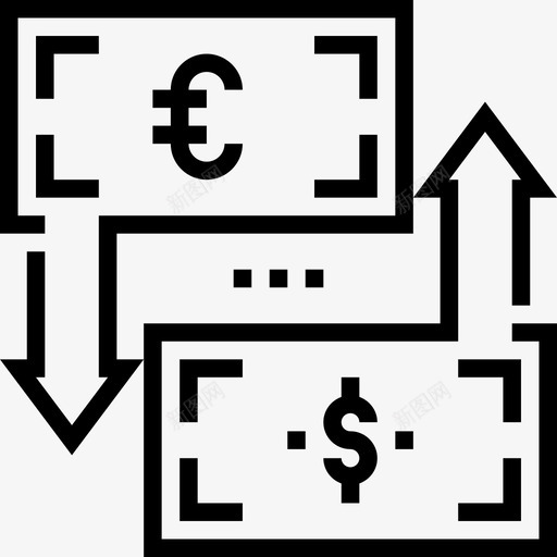 交易所业务207直系图标svg_新图网 https://ixintu.com 业务207 交易所 直系