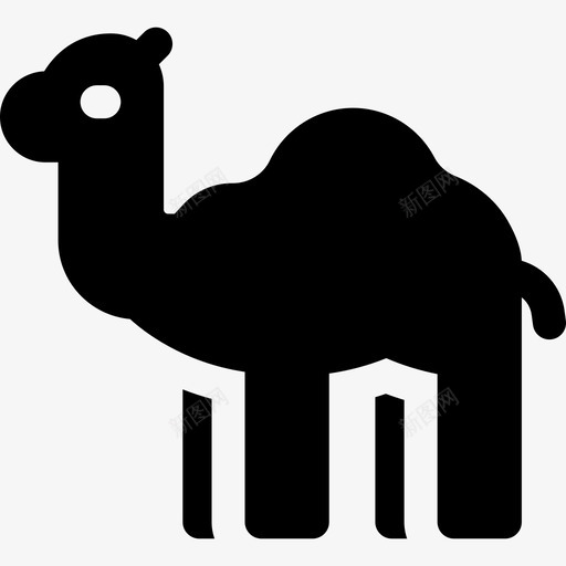 单峰骆驼沙漠11填充图标svg_新图网 https://ixintu.com 单峰骆驼 填充 沙漠11