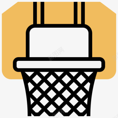 篮球器材篮球13黄影图标图标