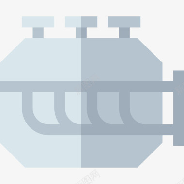 发动机公式扁平图标图标