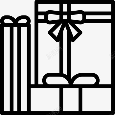 礼物圣诞117直系图标图标