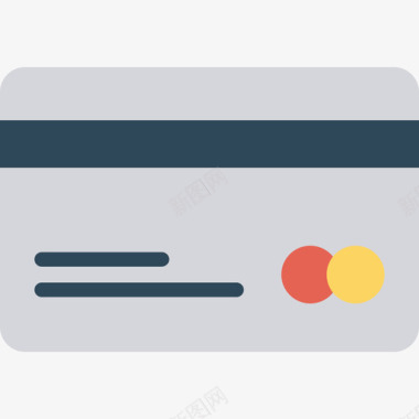 信用卡和印刷平板图标图标