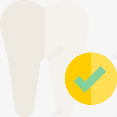 牙齿保健17扁平图标图标