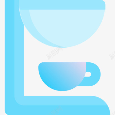 咖啡机家用电器6蓝色图标图标