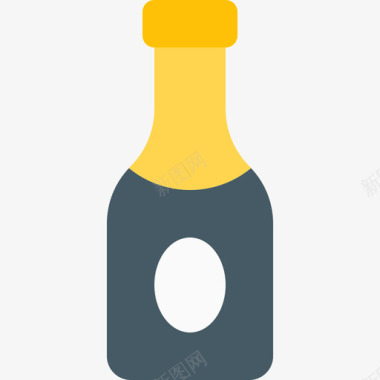 香槟6杯平淡图标图标
